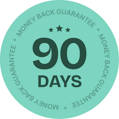 90 days to prove it to yourself. The risk is ours.